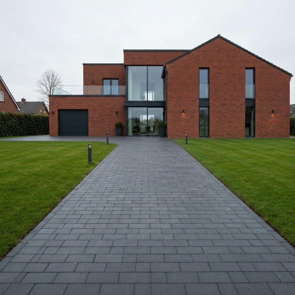 Modern Block Paving Driveway