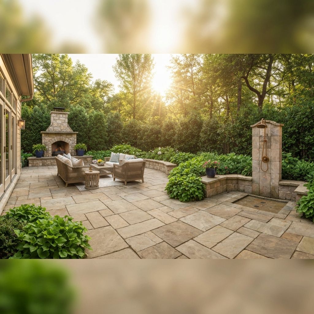 Beautiful patio installation in Berwick upon Tweed